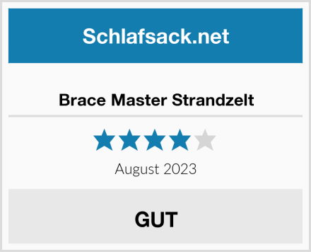  Brace Master Strandzelt Test