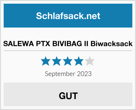  SALEWA PTX BIVIBAG II Biwacksack Test