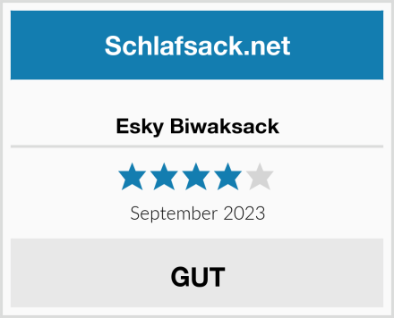  Esky Biwaksack Test