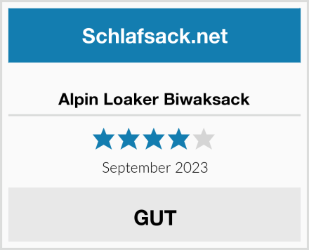  Alpin Loaker Biwaksack Test