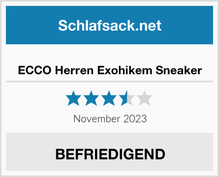  ECCO Herren Exohikem Sneaker Test
