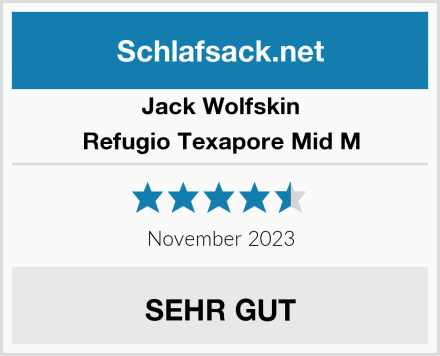 Jack Wolfskin Refugio Texapore Mid M Test
