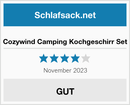  Cozywind Camping Kochgeschirr Set Test