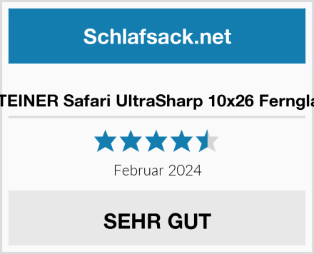  STEINER Safari UltraSharp 10x26 Fernglas Test