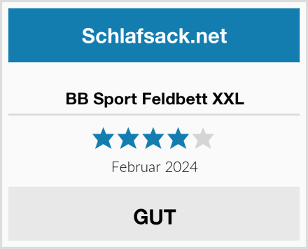  BB Sport Feldbett XXL Test