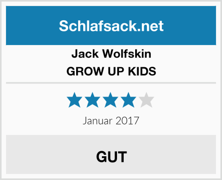 Jack Wolfskin GROW UP KIDS Test