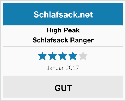 High Peak Schlafsack Ranger Test