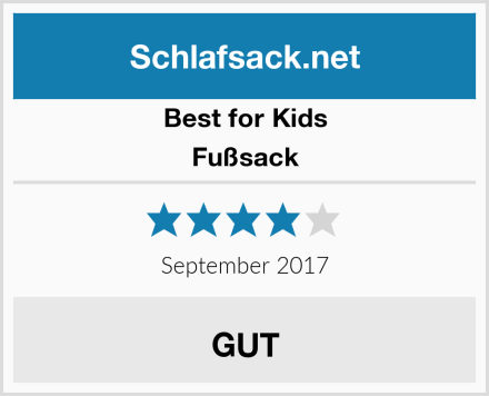 Best For Kids Fußsack Test