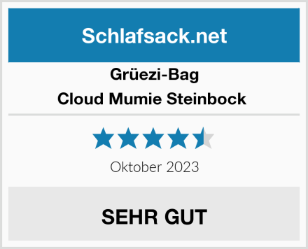 Grüezi-Bag Cloud Mumie Steinbock  Test