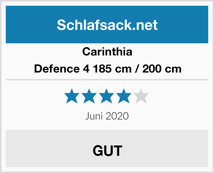 Carinthia Defence 4 185 cm / 200 cm Test