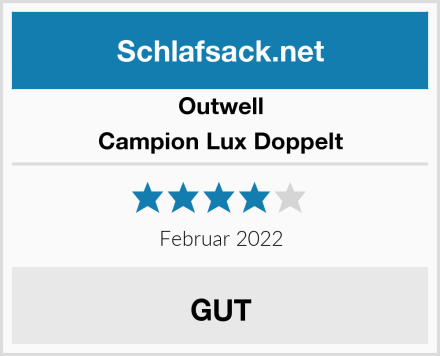 Outwell Campion Lux Doppelt Test
