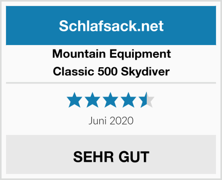 Mountain Equipment Classic 500 Skydiver Test