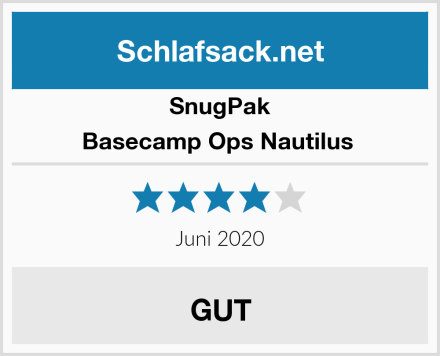 SnugPak Basecamp Ops Nautilus  Test