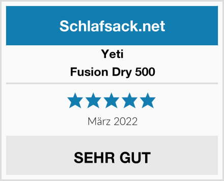 Yeti Fusion Dry 500 Test