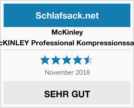 McKinley McKINLEY Professional Kompressionssack Test
