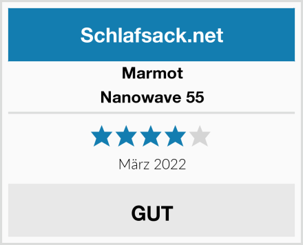 Marmot Nanowave 55 Test