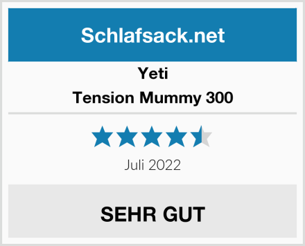 Yeti Tension Mummy 300 Test