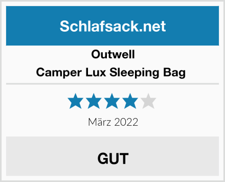 Outwell Camper Lux Sleeping Bag  Test