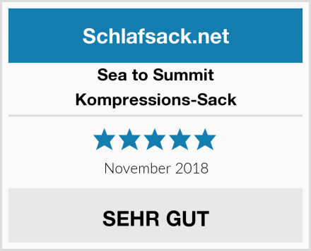 Sea to Summit Kompressions-Sack Test