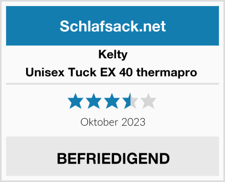 Kelty Unisex Tuck EX 40 thermapro  Test