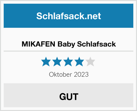  MIKAFEN Baby Schlafsack Test