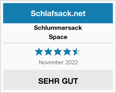 Schlummersack Space Test