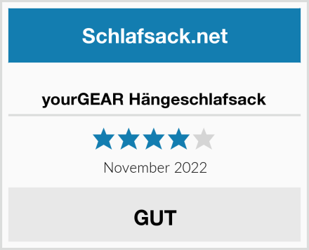  yourGEAR Hängeschlafsack Test