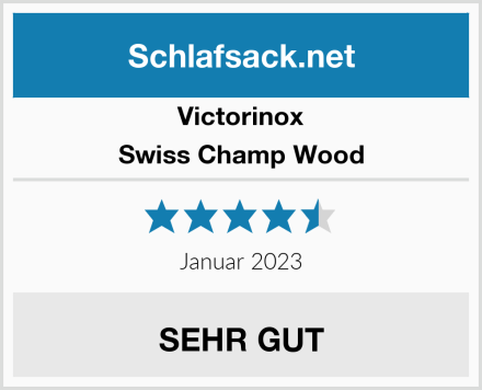 Victorinox Swiss Champ Wood Test