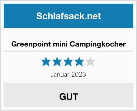  Greenpoint mini Campingkocher Test