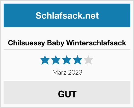  Chilsuessy Baby Winterschlafsack Test