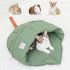 DINGC Blattform Katzenschlafsack