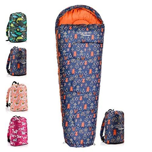  Meteor Premium Kinder-Schlafsack mit Rucksack